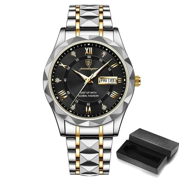 Poedagar Watch – Black & White